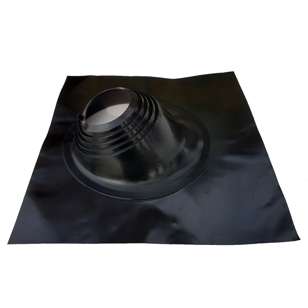 Переход через кровлю №1 75-200 мастер флеш силиконовый черный